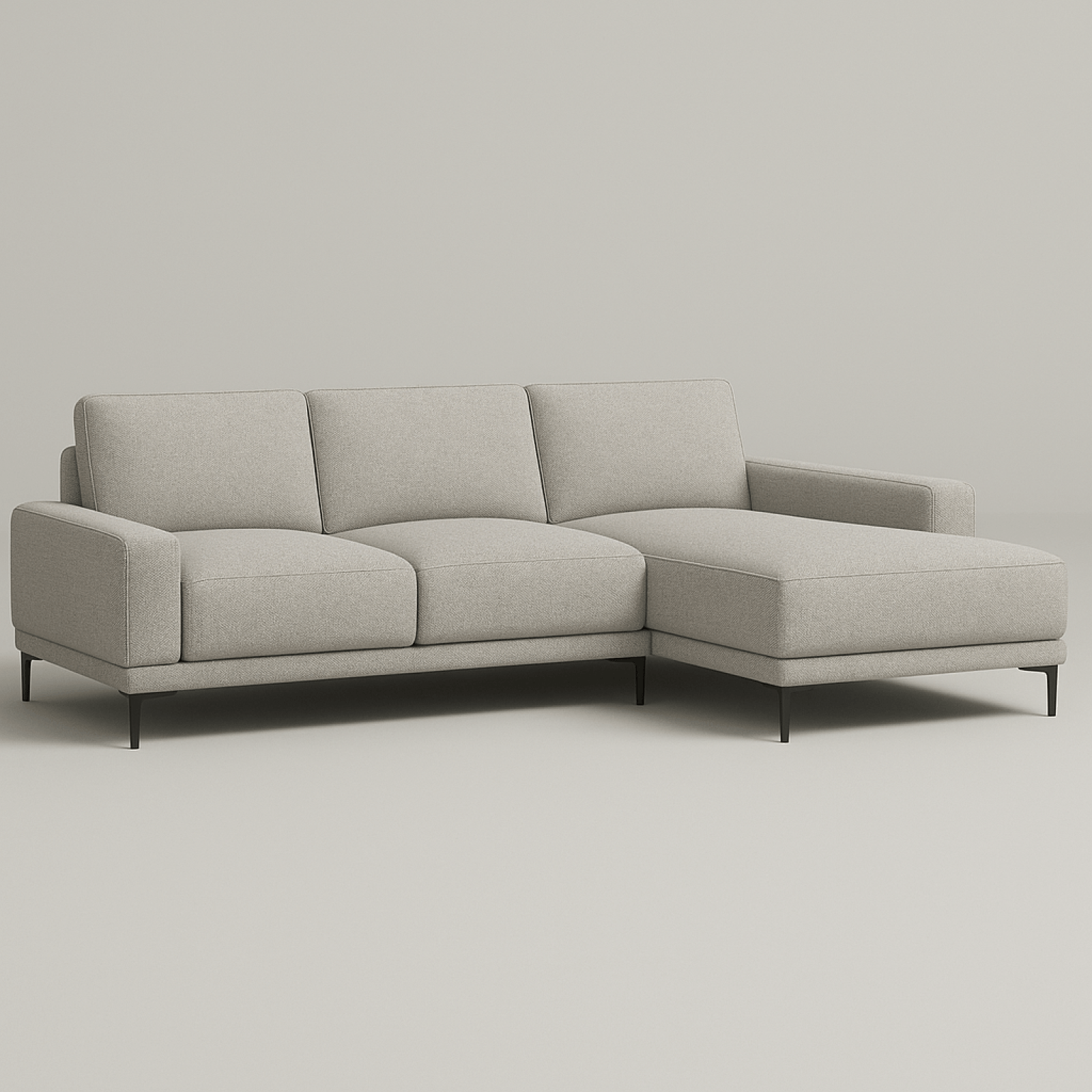 Стильный угловой диван Osnen угловой. Материал: рогожка. Цвет: Белый