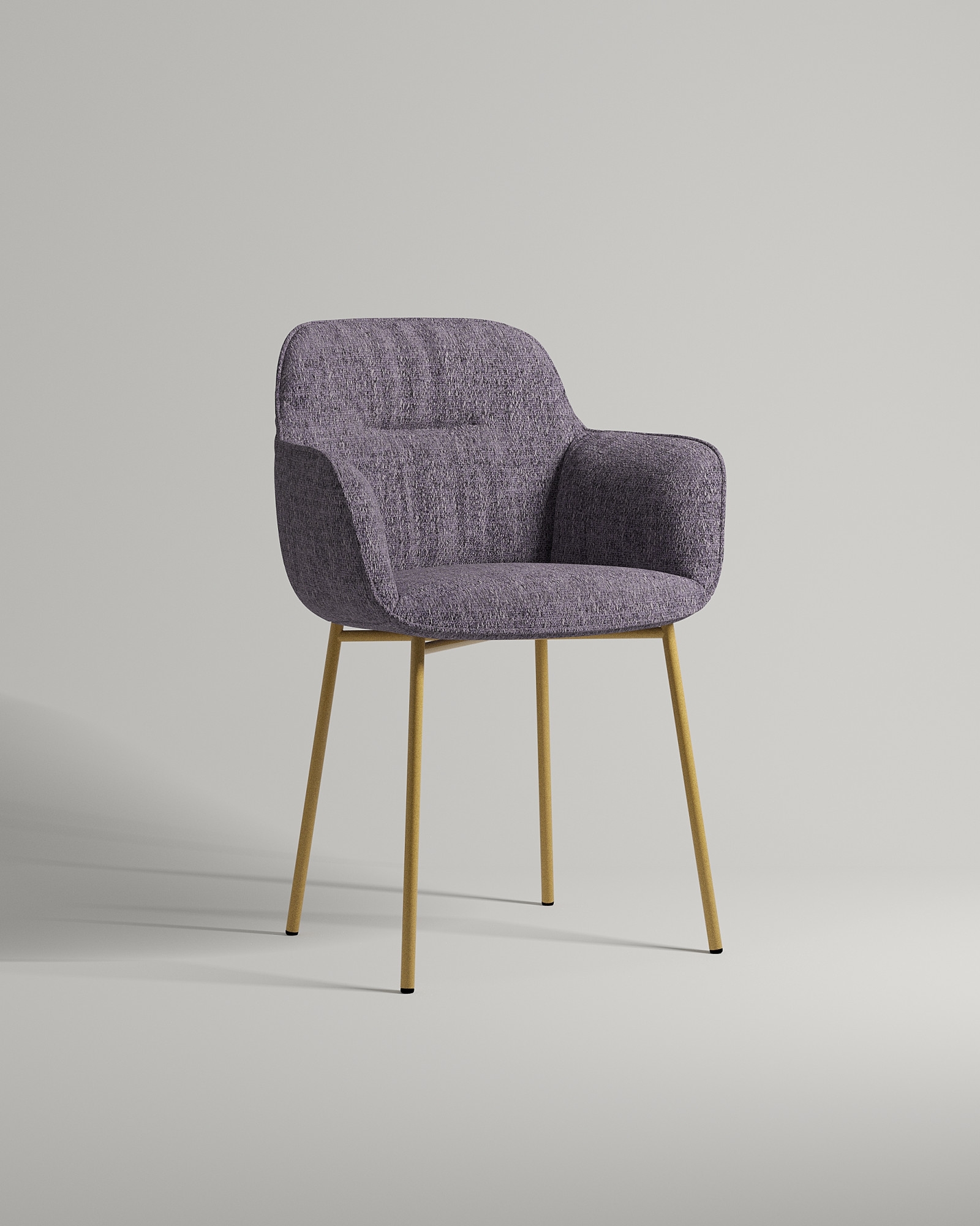 Удобный стул Pile. Материал: рогожка. Цвет: фиолетовый (Mys 886)