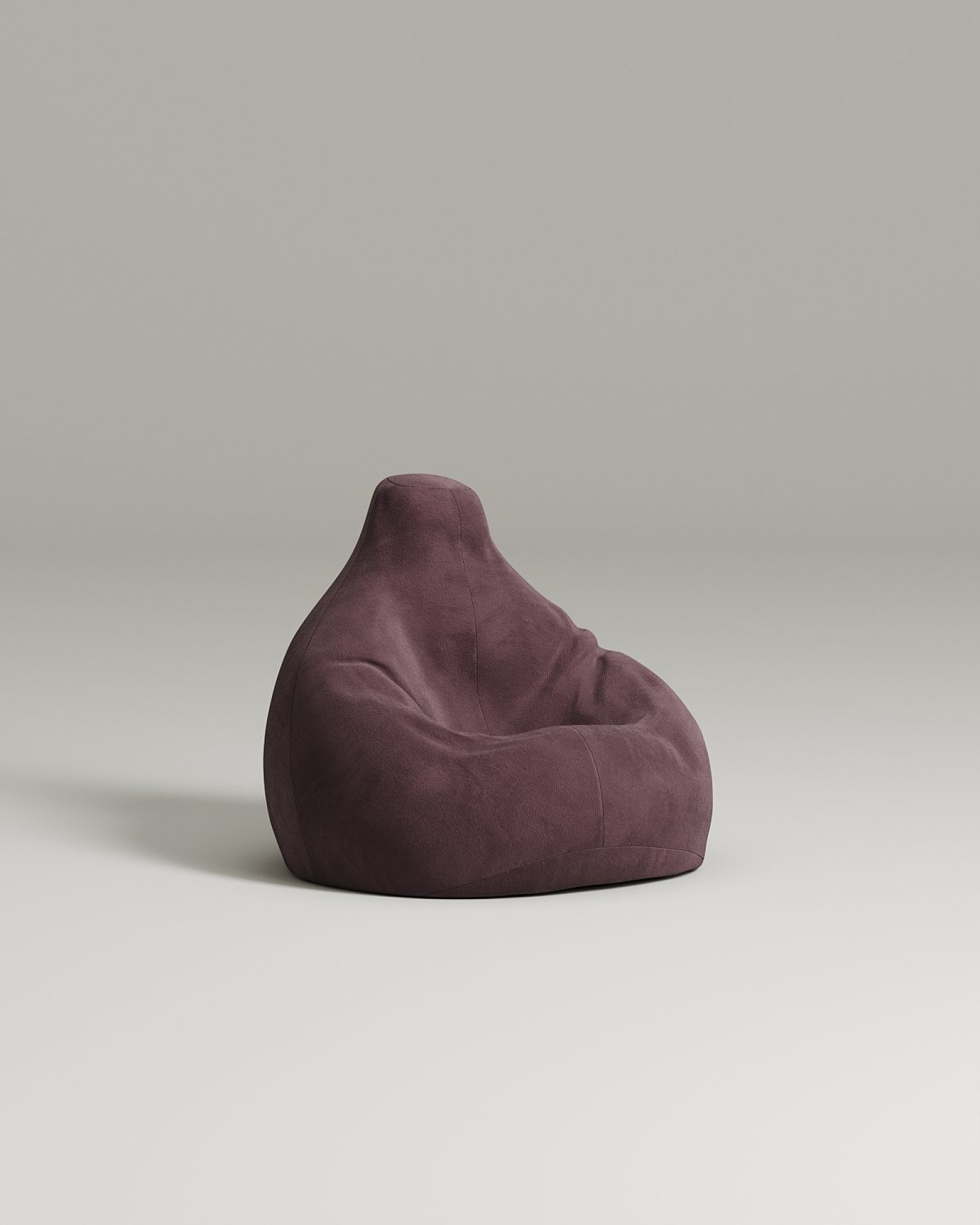 Кресло Casper без ножек и подлокотников (фиолетовый велюр - Velutto 25) от Kalibroom