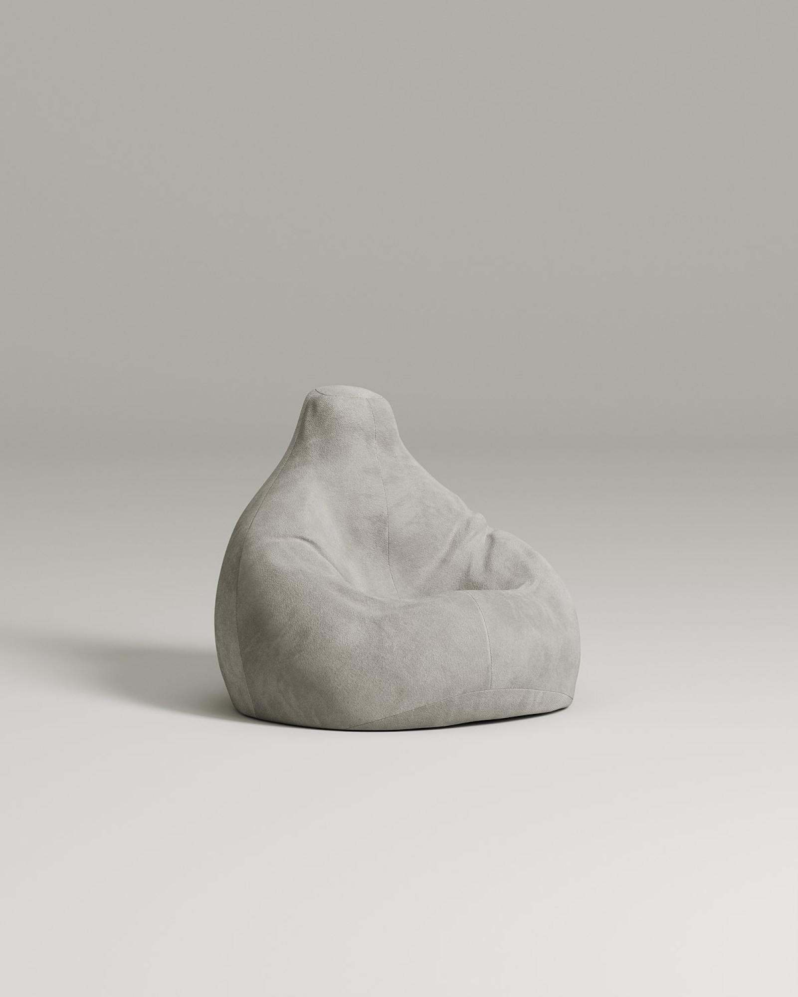 Кресло Casper без ножек и подлокотников (серый велюр - Velutto 52) от Kalibroom