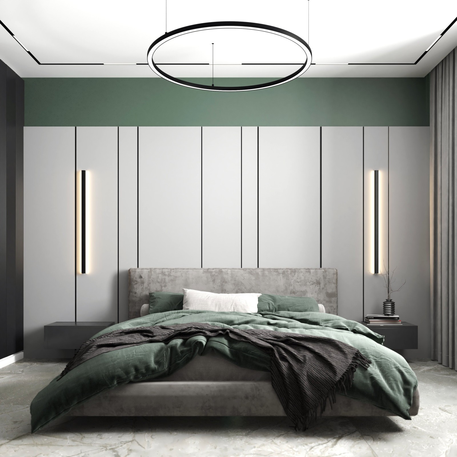 Расслабленная атмосфера в спальне