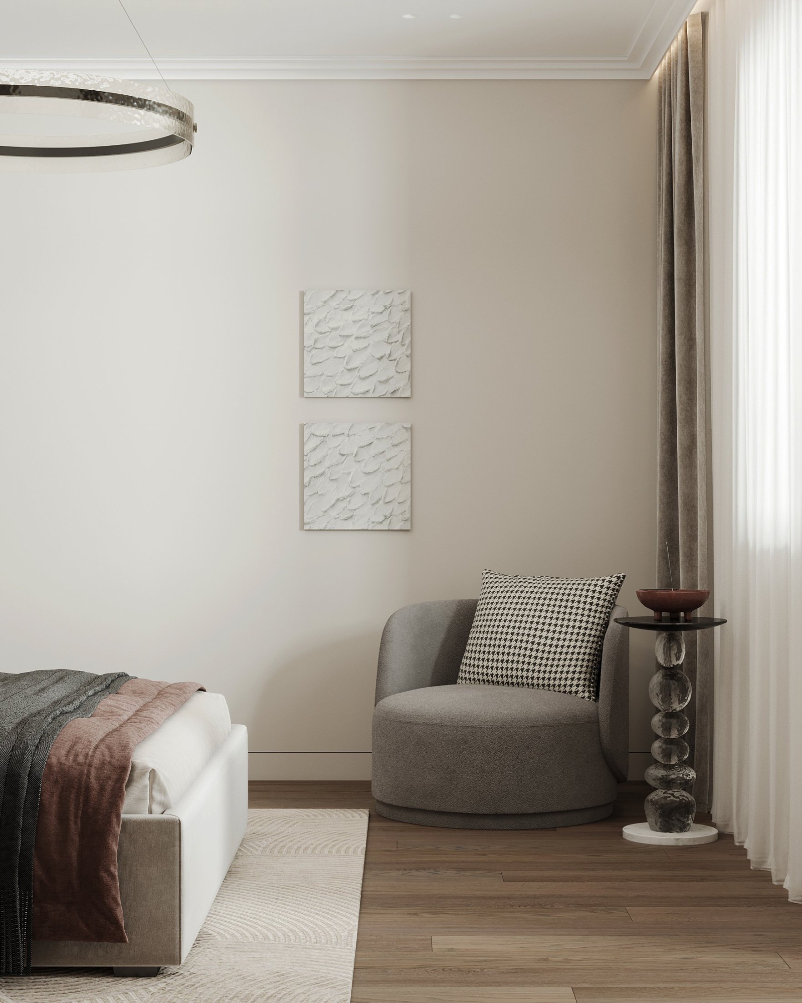 Акцентное кресло как элемент декора