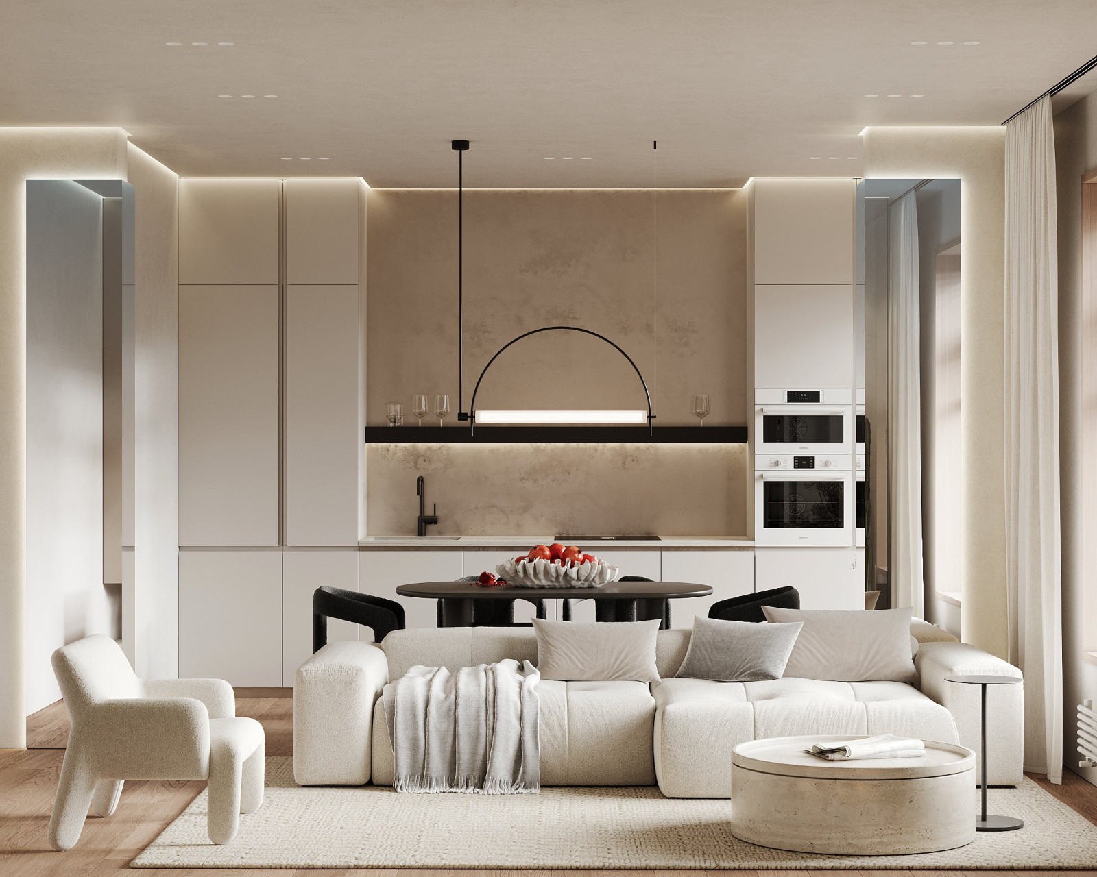 Куда поставить диван в гостиной