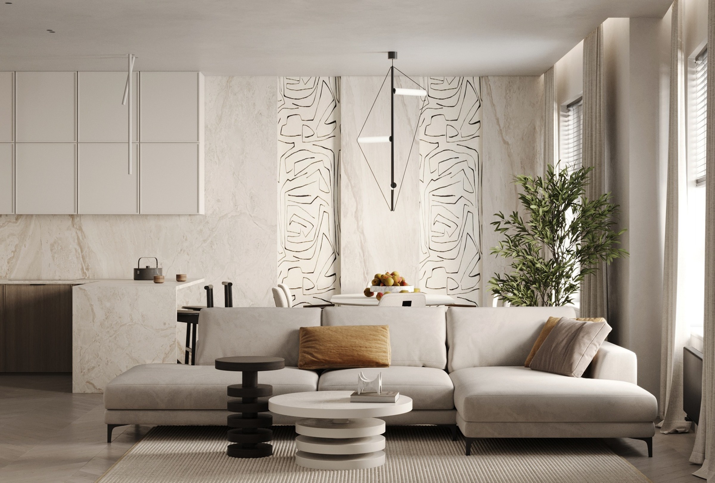 Как правильно измерить пространство под диван