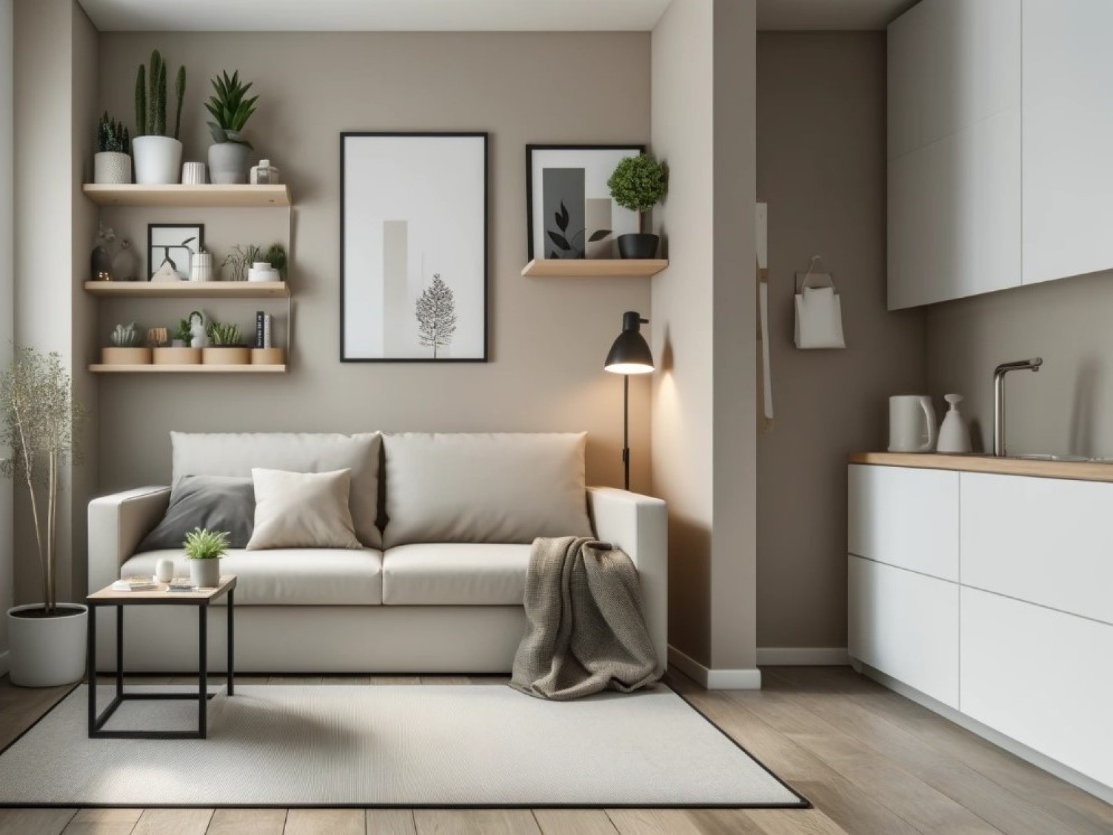 Выбор дивана для студии: максимум пространства и стиля