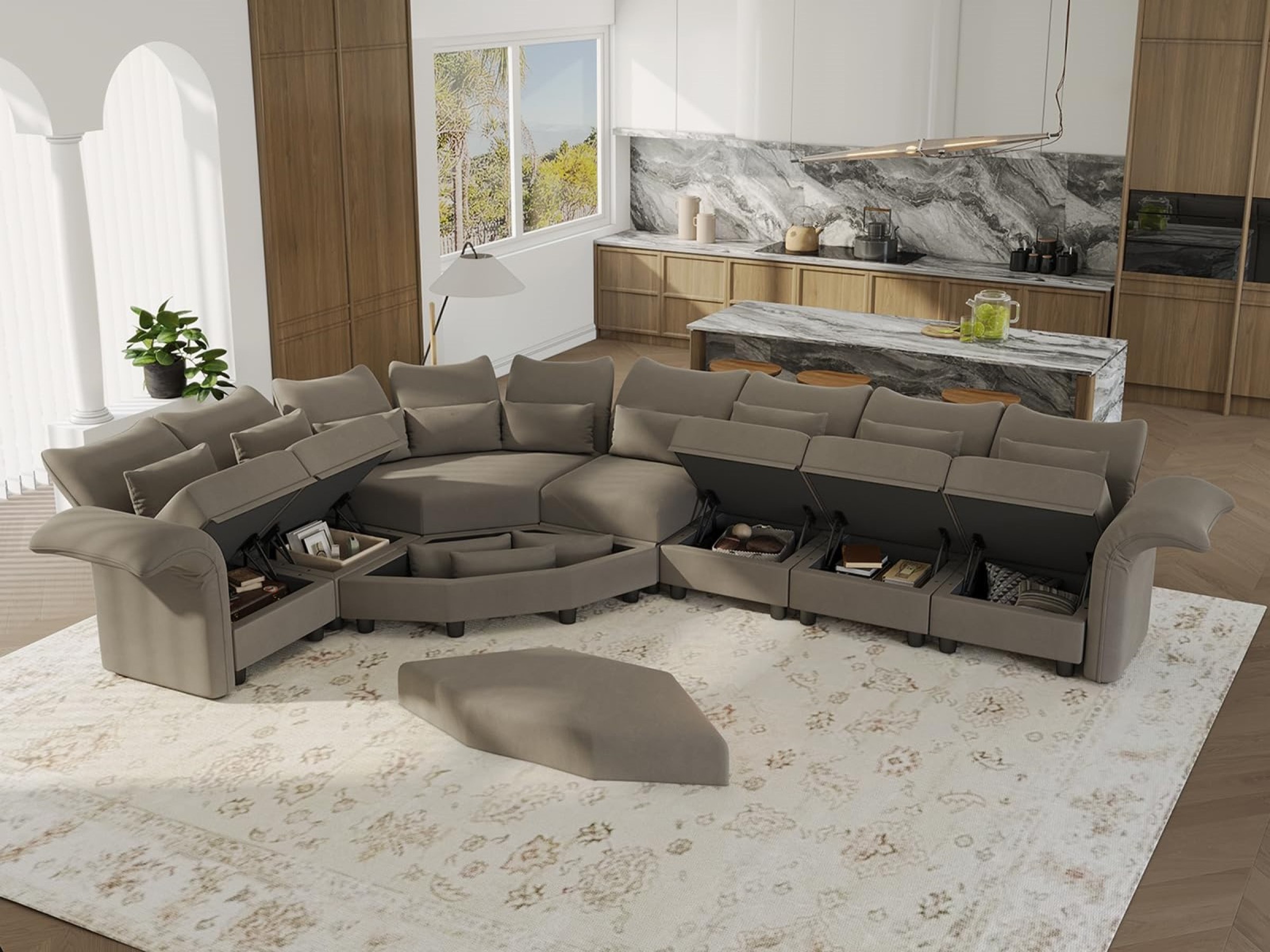 Диваны для больших семей: комфорт и пространство - выбор больших диванов