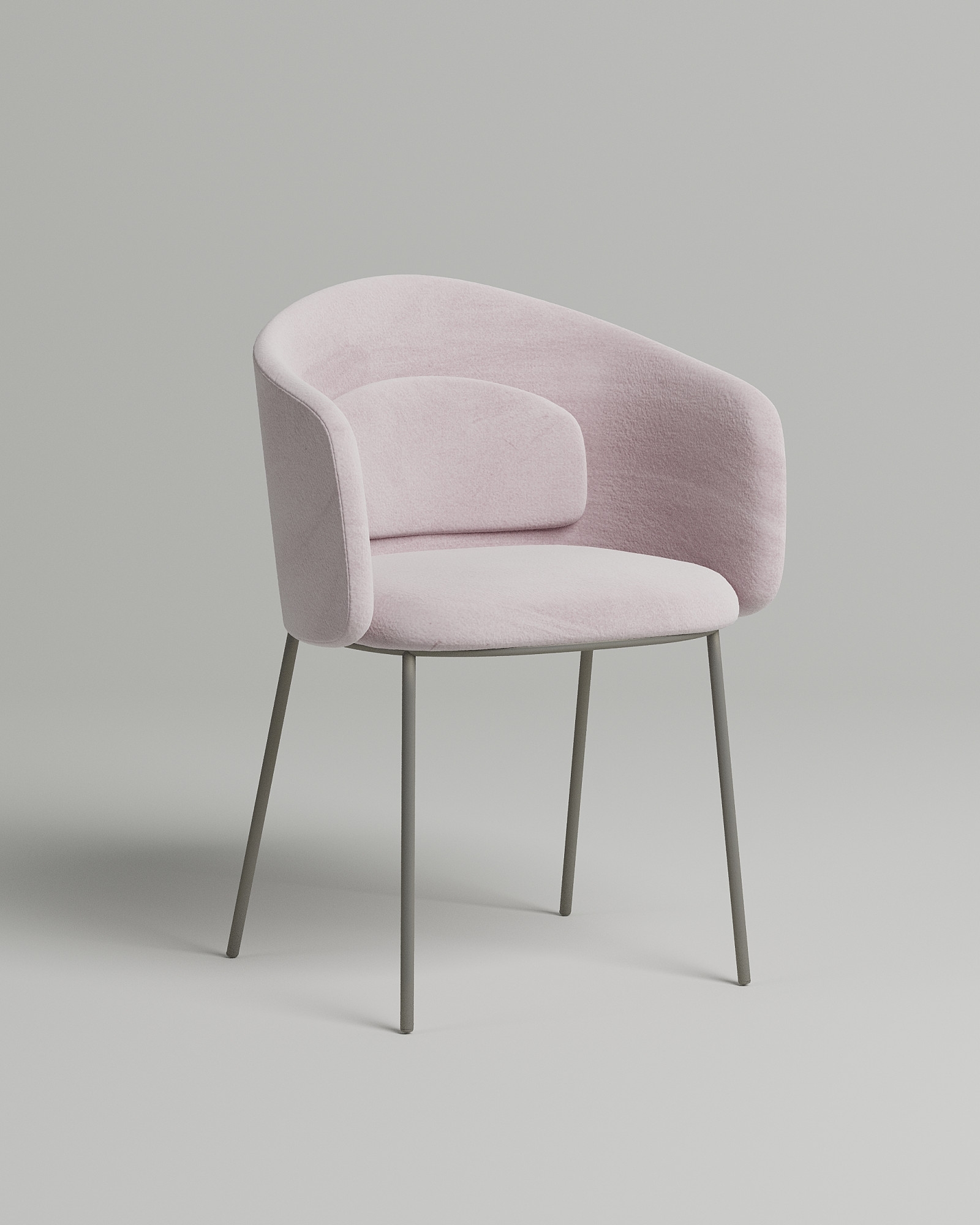 Стул Laupet (розовый велюр - Velutto 37) Удобный стул Laupet. Материал: велюр. Цвет: розовый (Velutto 37)