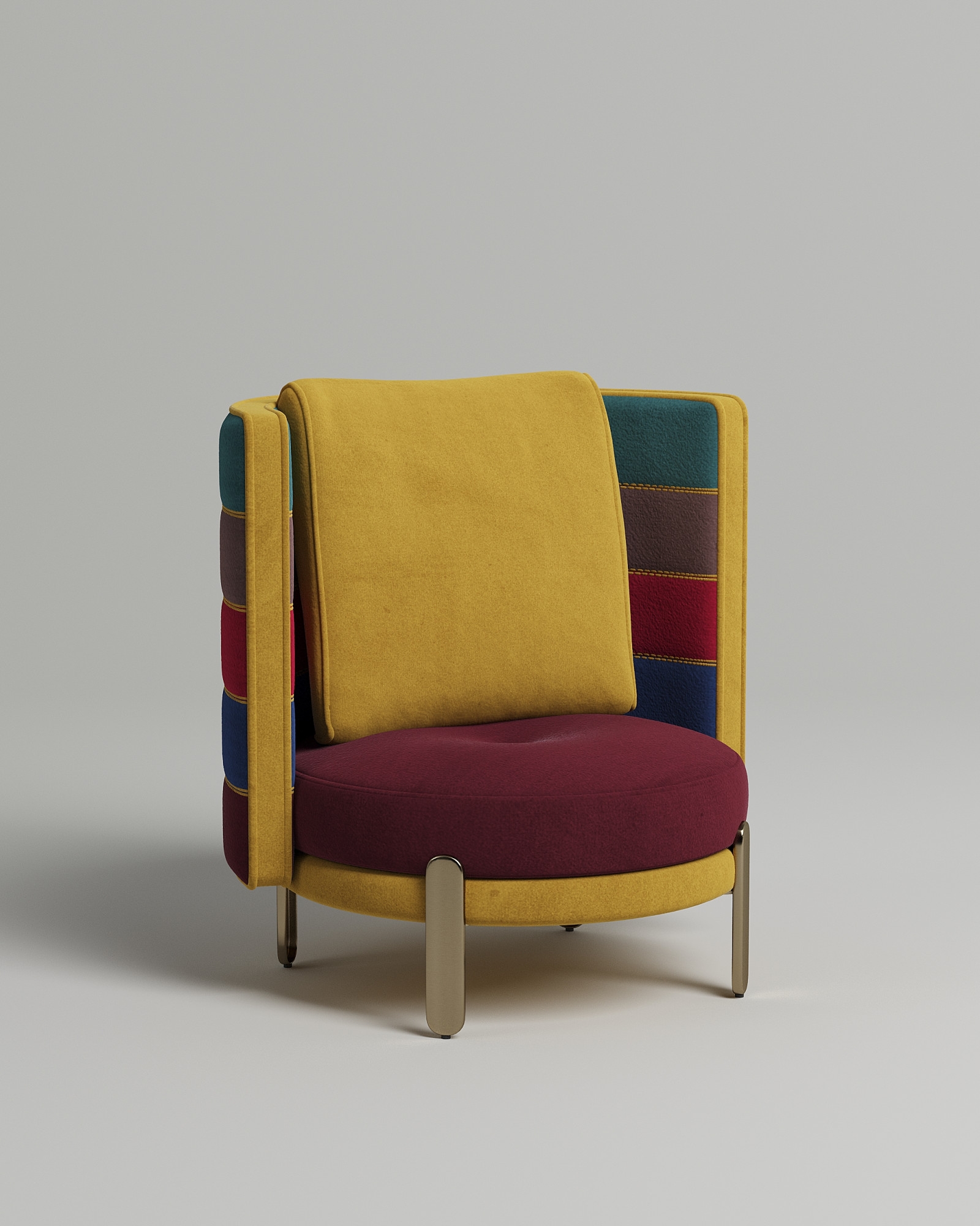 Кресло Toke (желтый велюр) Кресло Toke (желтый велюр - Velutto 56) от Kalibroom