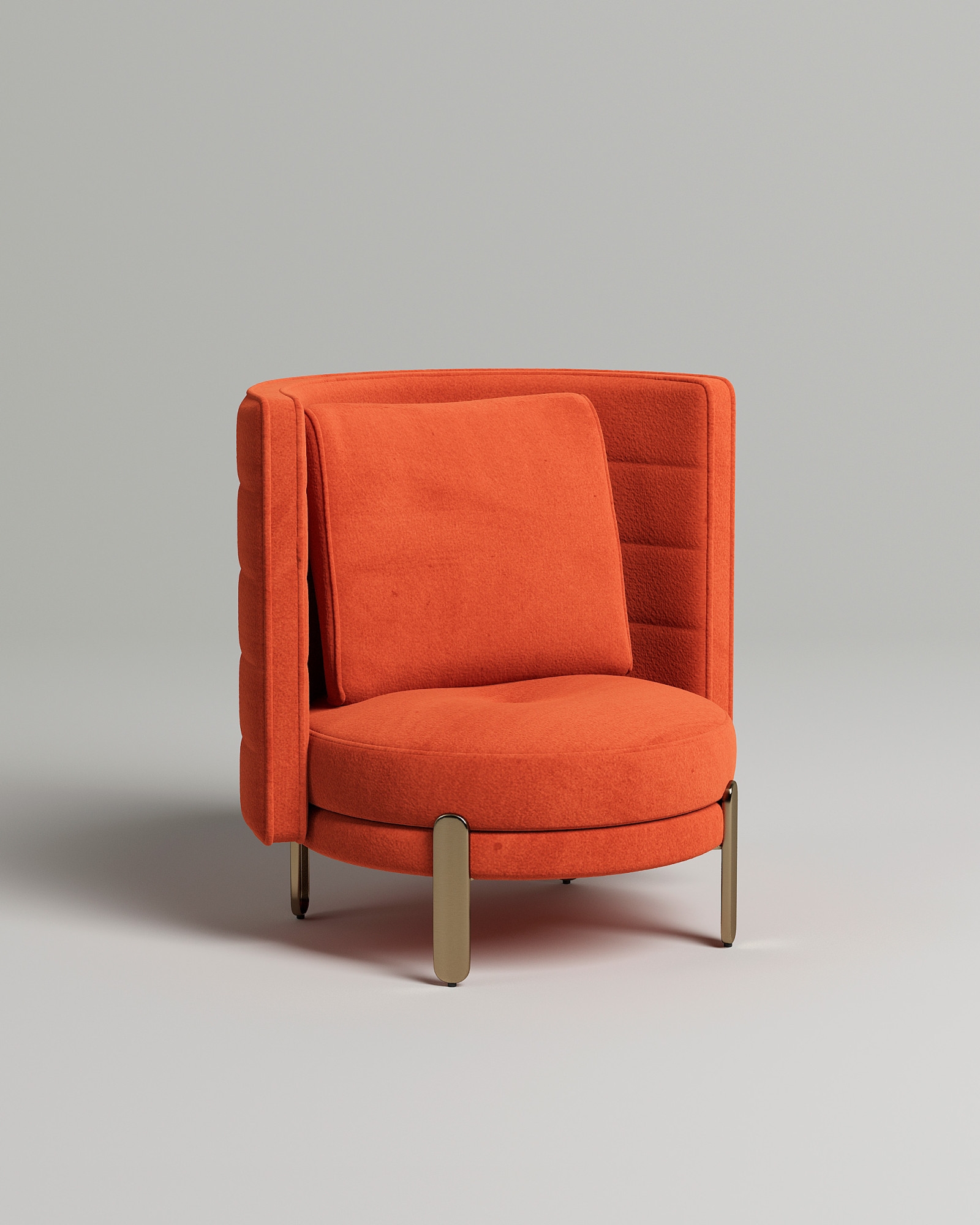 Кресло Toke (оранжевый велюр) Кресло Toke (оранжевый велюр - Velutto 39) от Kalibroom