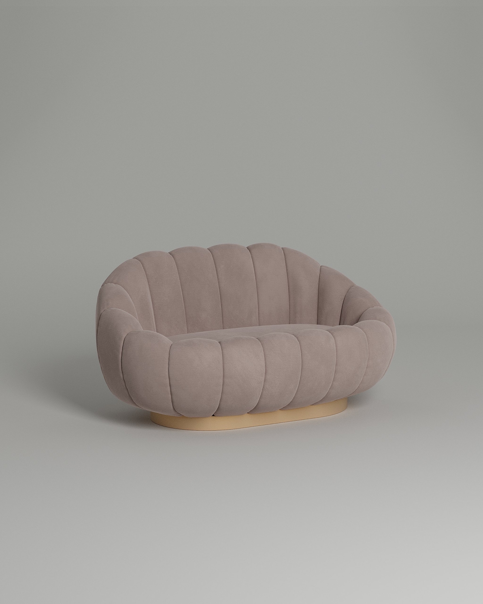 Стильный прямой диван Grand. Материал: Велюр. Цвет: Коричневый Стильный прямой диван Grand. Материал: Велюр. Цвет: Коричневый