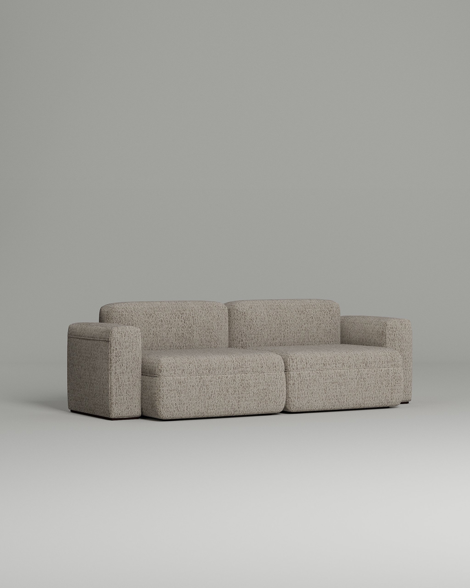 Стильный прямой диван Nirvana. Материал: рогожка. Цвет: Бежевый Стильный прямой диван Nirvana. Материал: рогожка. Цвет: Бежевый