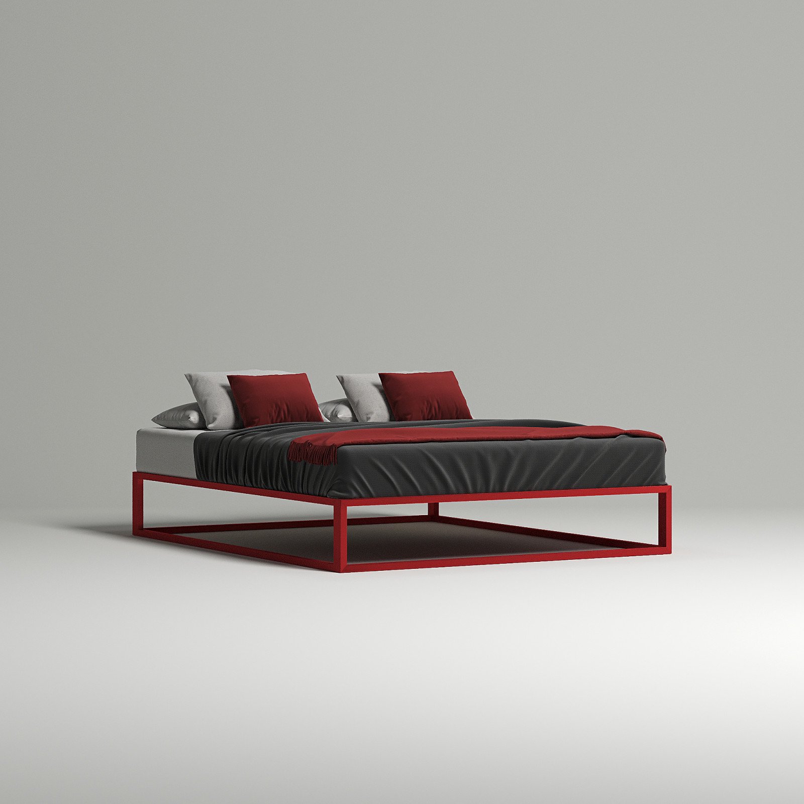 Двуспальные на металлокаркасе