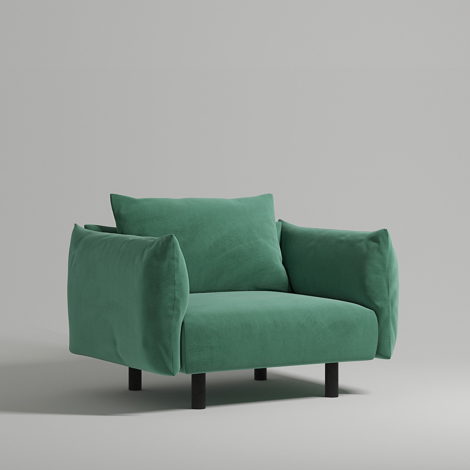 С высокой спинкой