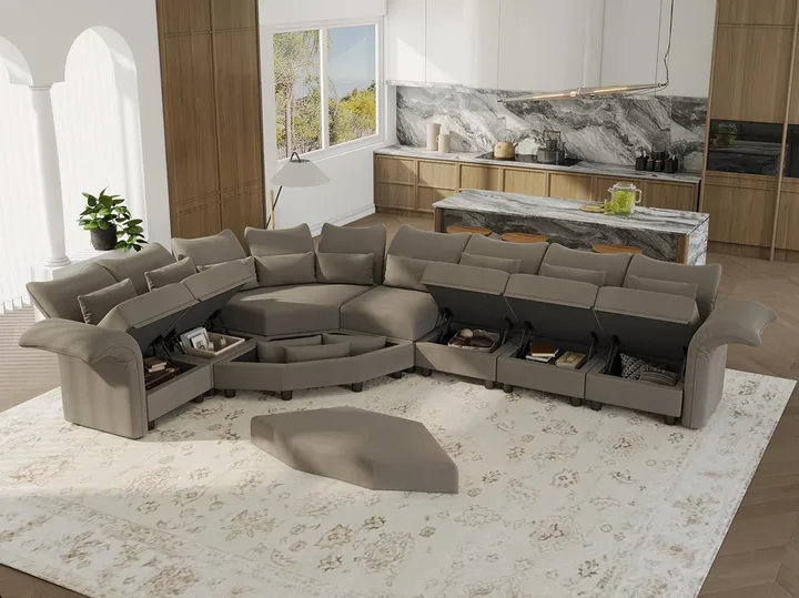 Диваны для больших семей: комфорт и пространство - выбор больших диванов