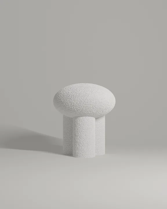 Пуф Вита без ножек (белый искусственный мех - Hush 000) Мягкий пуф Вита. Материал: искусственный мех. Цвет: белый