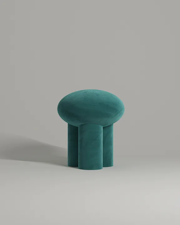 Пуф Вита без ножек (бирюзовый велюр - Novus 760) Мягкий пуф Вита. Материал: велюр. Цвет: бирюзовый