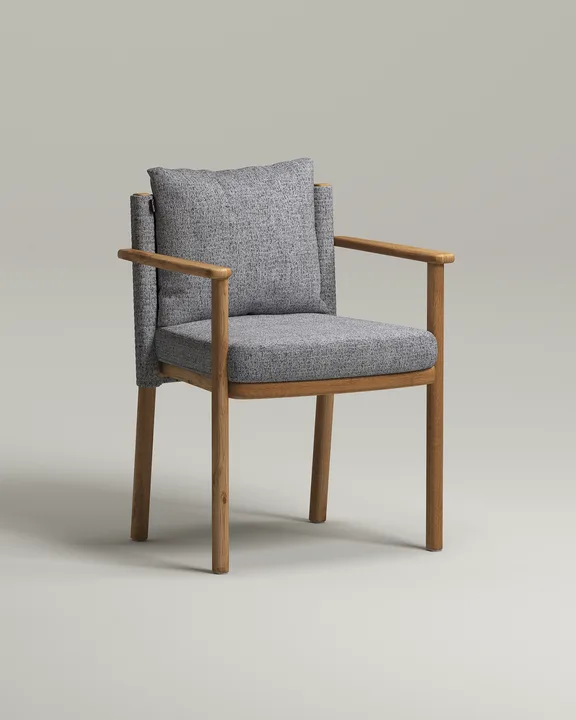 Удобный стул Глэн. Материал: рогожка. Цвет: серый (Mys 995)