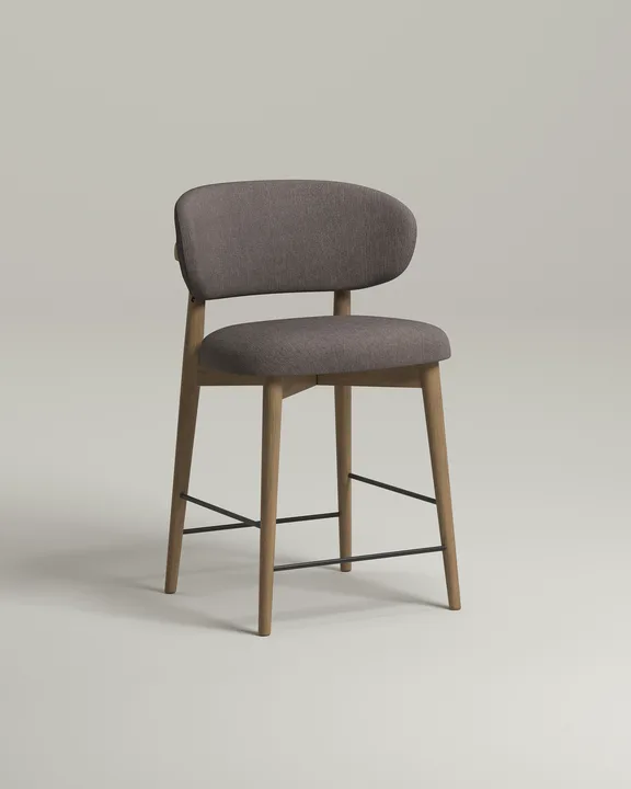 Стул Ворман барный (коричневая рогожка - Romeo 05) Удобный стул Ворман барный. Материал: рогожка. Цвет: коричневый (Romeo 05)