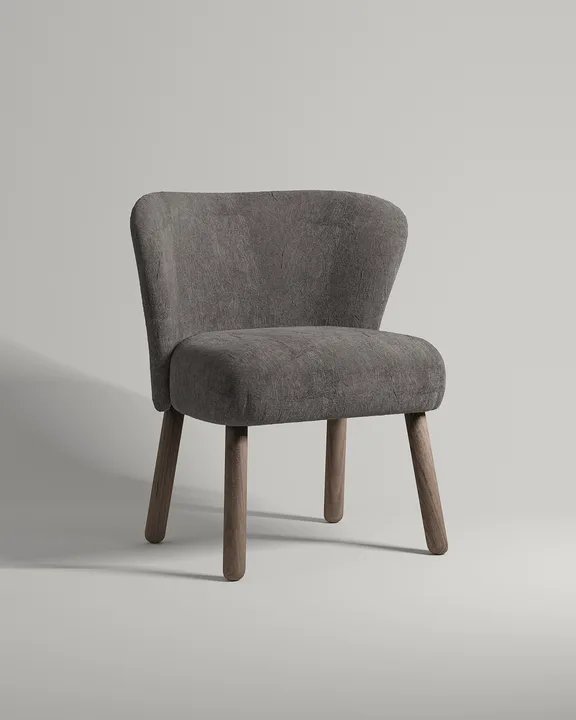 Стул Морти (серый флок - Dania grafit A) Удобный стул Морти. Материал: флок. Цвет: серый (Dania grafit A)