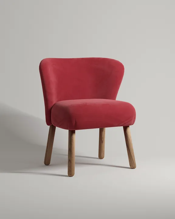 Стул Морти (велюр цвета бордо - Novus 323) Удобный стул Морти. Материал: велюр. Цвет: бордо (Novus 323)