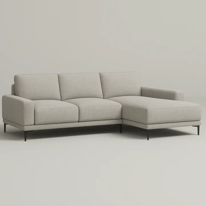 Стильный угловой диван Оснэн угловой. Материал: рогожка. Цвет: Белый Стильный угловой диван Оснэн угловой. Материал: рогожка. Цвет: Белый