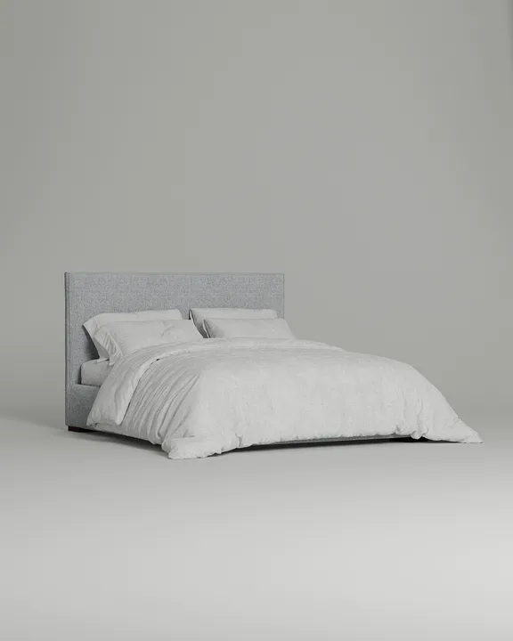 Кровать Гвалсэя под матрас 180x200 с мягким изголовьем и ящиком для хранения белья. Материал: Romeo 13 (рогожка) Кровать Гвалсэя под матрас 180x200 с мягким изголовьем и ящиком для хранения белья. Материал: рогожка - Romeo 13