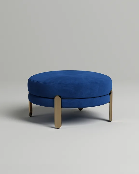 Токе. Материал: велюр. Цвет: синий