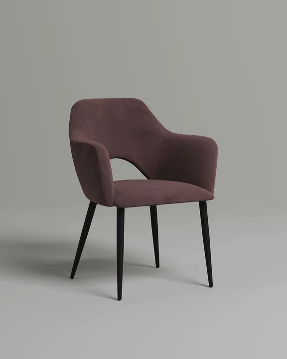 Стул Тулават (коричневый велюр - Velutto 36) Удобный стул Тулават. Материал: велюр. Цвет: коричневый (Velutto 36)