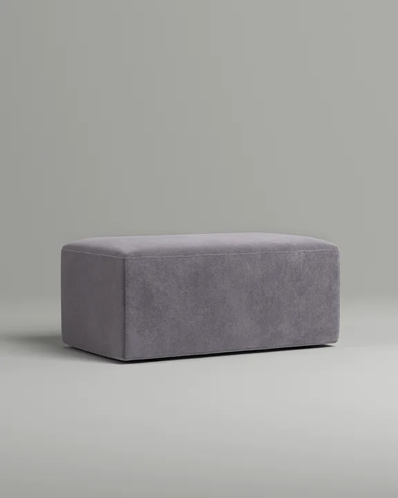 Мягкий пуф Ламас. Материал: велюр. Цвет: фиолетовый