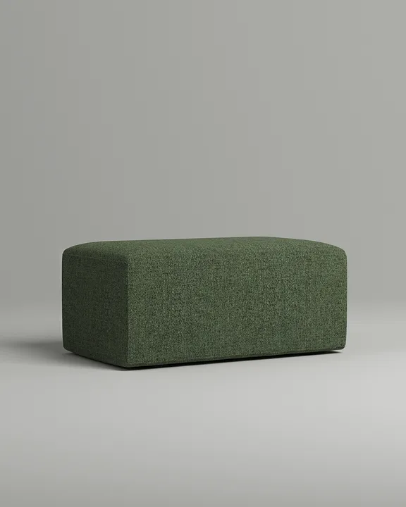Мягкий пуф Ламас. Материал: рогожка. Цвет: зеленый
