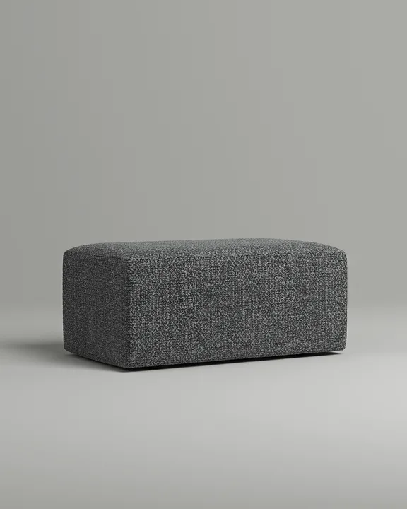 Мягкий пуф Ламас. Материал: букле. Цвет: серый