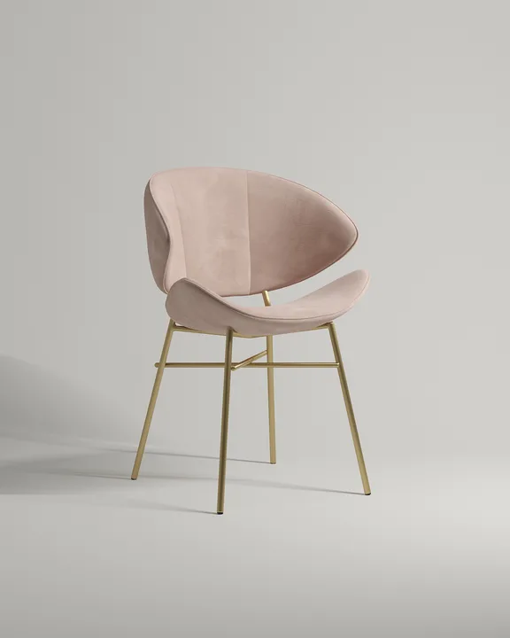 Стул Паулэ (оранжевый велюр - Velutto 65) Удобный стул Паулэ. Материал: велюр. Цвет: оранжевый (Velutto 65)