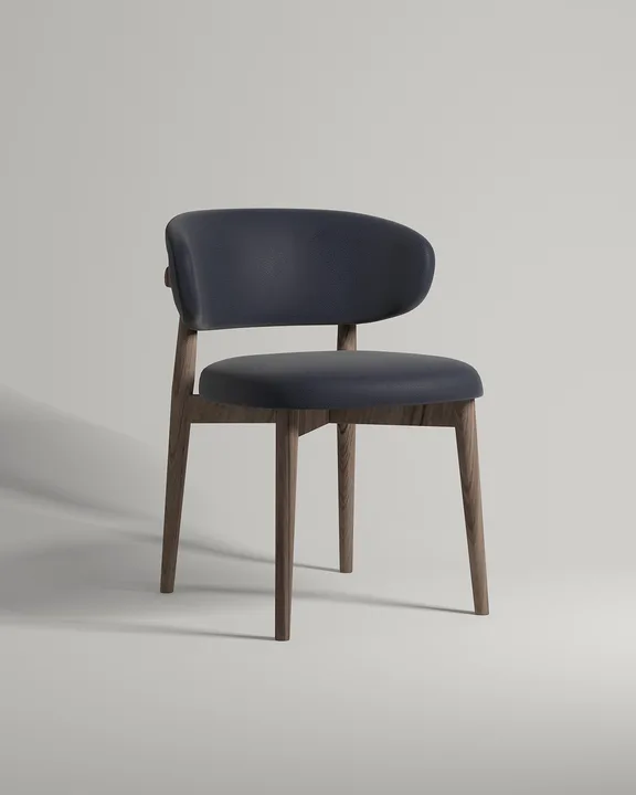 Стул Ворман (синяя искусственная замша - Oxford 798) Удобный стул Ворман. Материал: искусственная замша. Цвет: синий (Oxford 798)