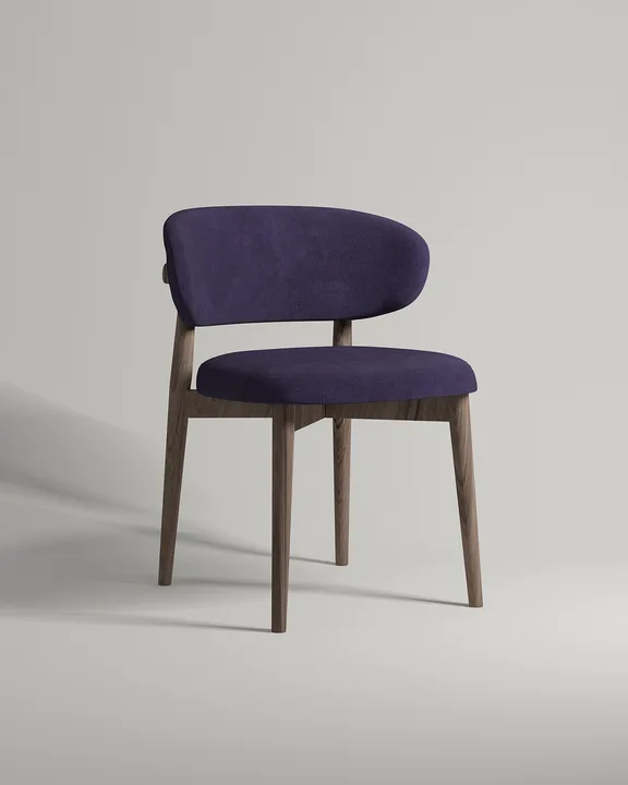 Стул Ворман (фиолетовый микровельвет - Velvet lux 93) Удобный стул Ворман. Материал: микровельвет. Цвет: фиолетовый (Velvet lux 93)