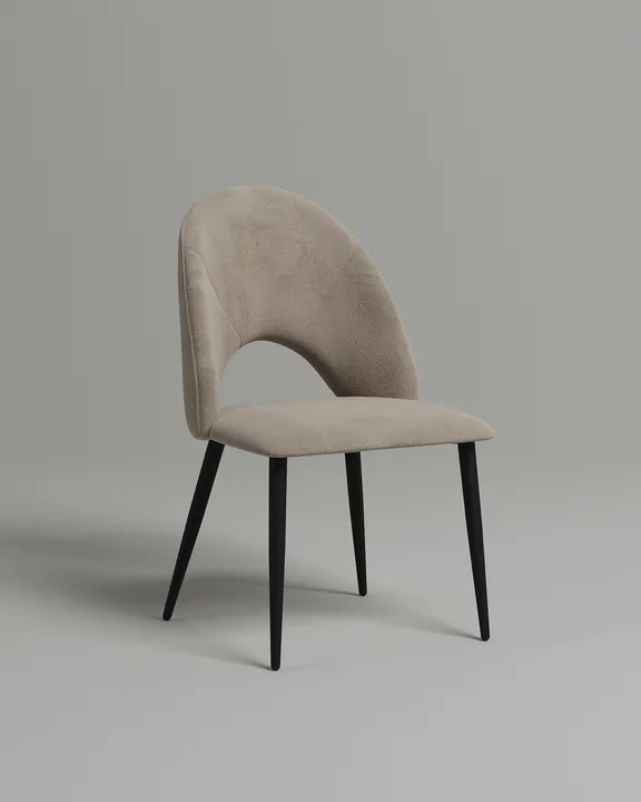 Стул Сэват (бежевый велюр - Velutto 07) Удобный стул Сэват. Материал: велюр. Цвет: бежевый (Velutto 07)