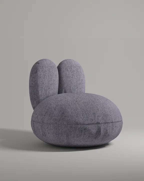 Кресло Арэд без ножек и подлокотников (фиолетовая рогожка) Кресло Арэд без ножек и подлокотников (фиолетовая рогожка - Mys 886) от Kalibroom