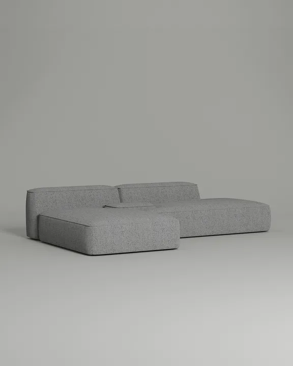 Стильный модульный диван Капри модульный. Материал: рогожка. Цвет: Серый Стильный модульный диван Капри модульный. Материал: рогожка. Цвет: Серый