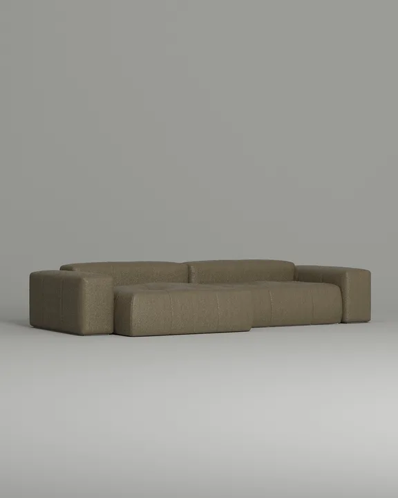 Стильный угловой диван Ковентри угловой. Материал: рогожка. Цвет: Серый