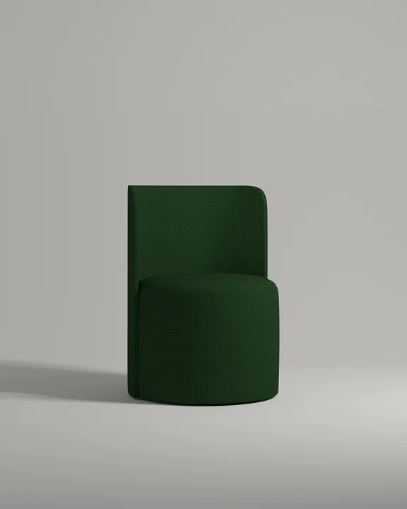 Кресло Сван без ножек и подлокотников (зеленый велюр) Кресло Сван без ножек и подлокотников (зеленый велюр - Avatar 668) от Kalibroom