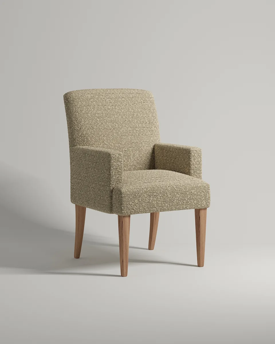 Стул Борген (бежевое букле - Buckle beige A) Удобный стул Борген. Материал: букле. Цвет: бежевый (Buckle beige A)
