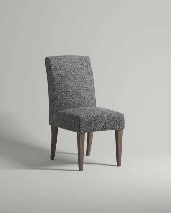 Удобный стул Борген. Материал: букле. Цвет: серый (Buckle dark grey A)