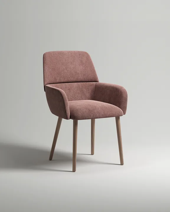 Стул Лорана (розовый флок - Dania lilac A) Удобный стул Лорана. Материал: флок. Цвет: розовый (Dania lilac A)