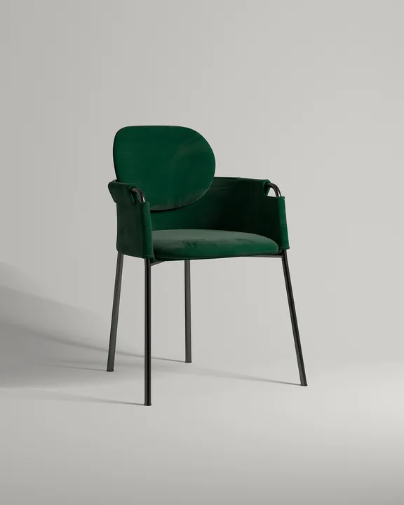 Стул Алаборг (зеленый велюр - Premier 20) Удобный стул Алаборг. Материал: велюр. Цвет: зеленый (Premier 20)