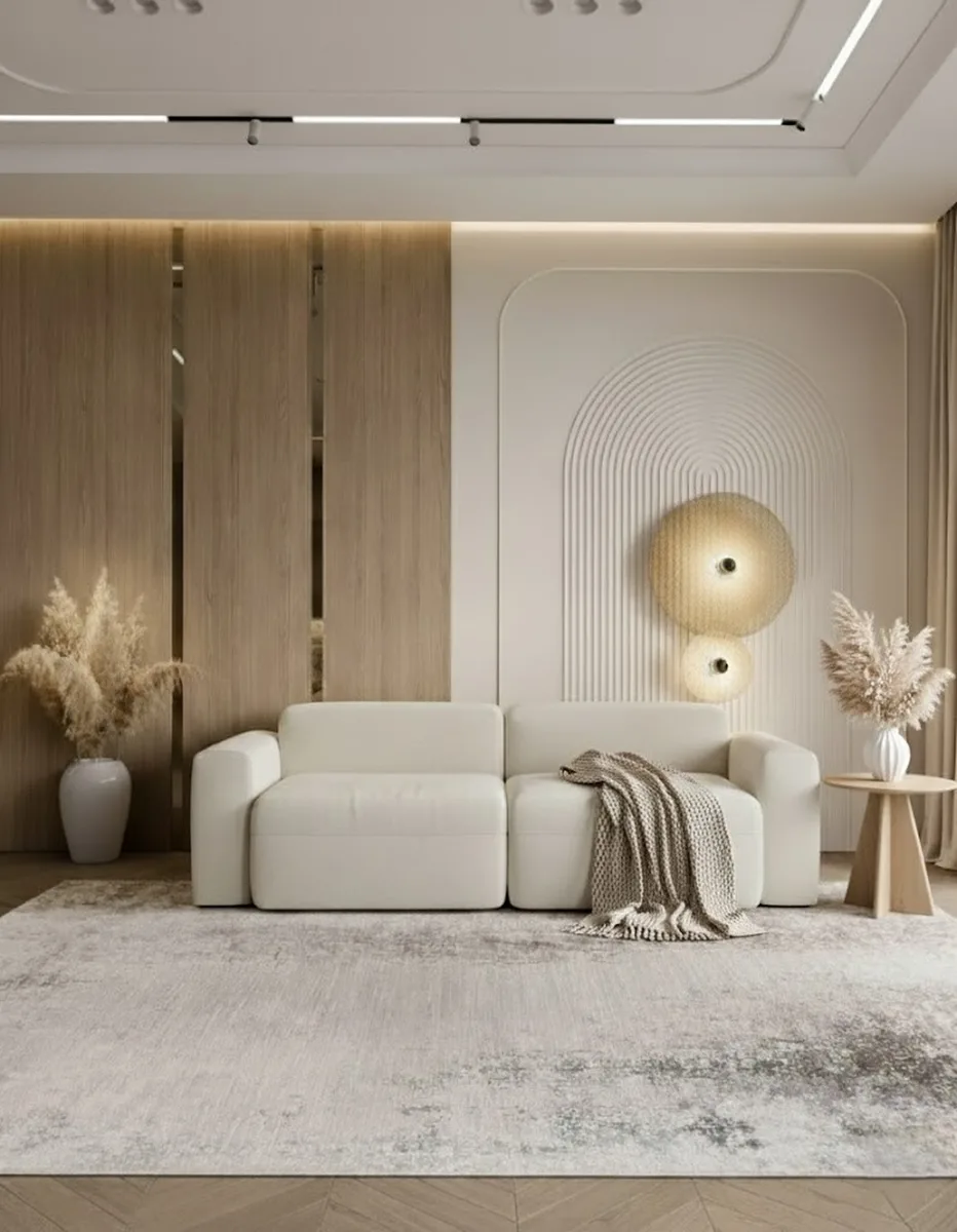 Прямой диван Нирвана белый со спальным местом 160x200