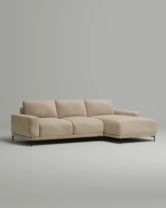 Угловой диван Оснэн (зеленый велюр)