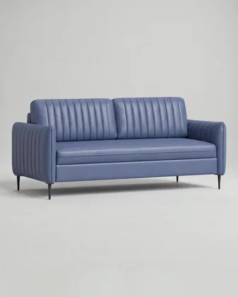 Прямой диван Хэнди (желтый велюр)