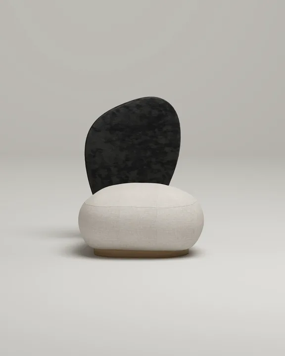 Кресло Промто (черный велюр - Nebby 016) от Kalibroom