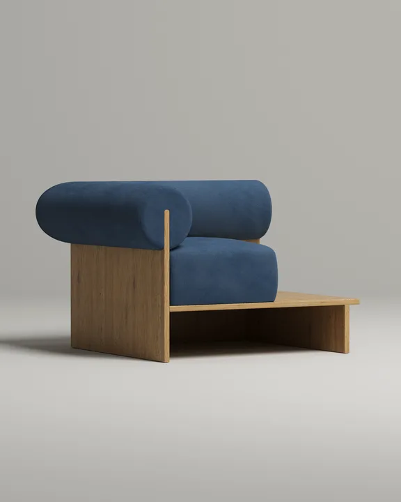 Банкетка Солга $наличие_ножек (синий велюр - Novus 789) Мягкая банкетка Солга. Материал: велюр. Цвет: синий