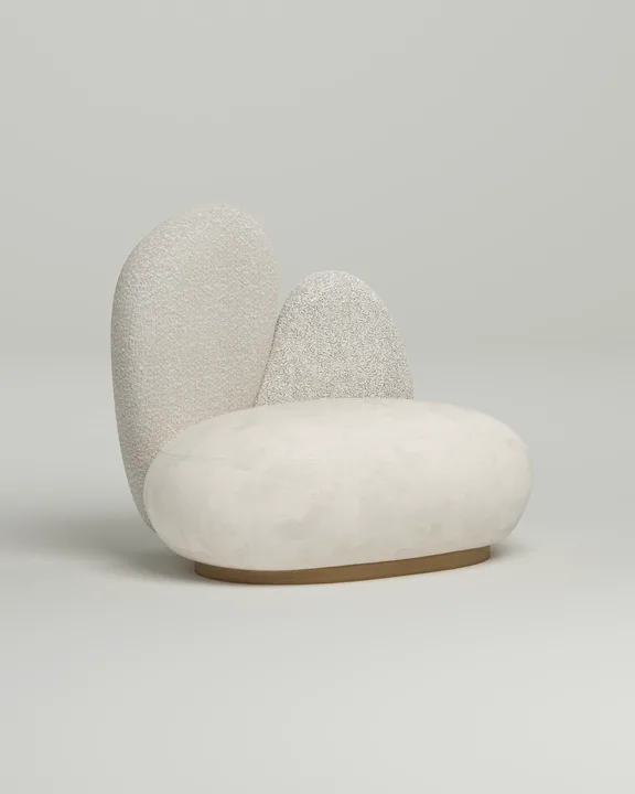 Стильный прямой диван Промто мини. Материал: Велюр. Цвет: Бежевый