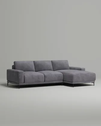 Угловой диван Оснэн (зеленый велюр)